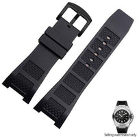 Thumbnail for Notched End Rubber Watchband for IWC - watchband.direct