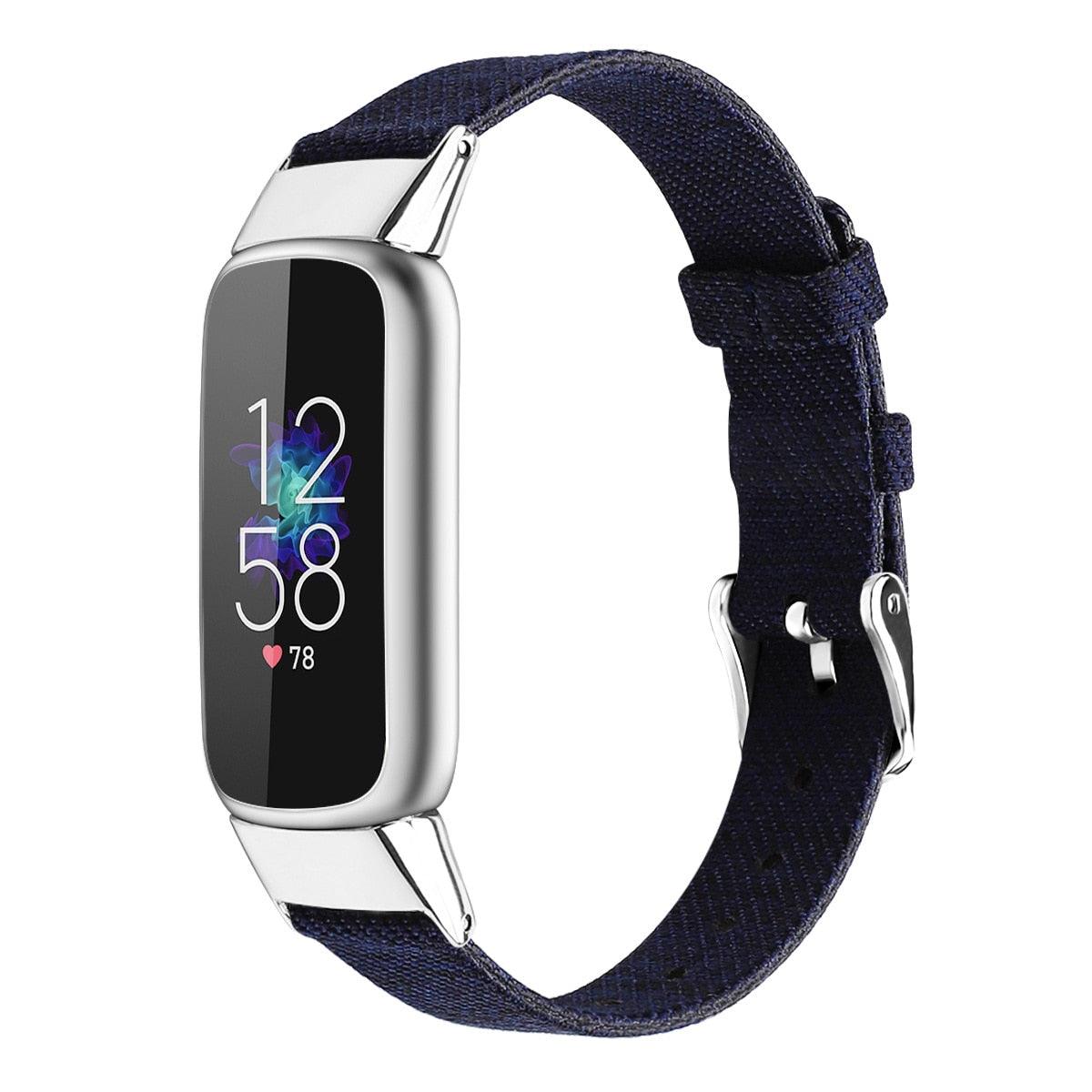 Canvas Loop Bracelet for Fitbit Luxe - watchband.direct