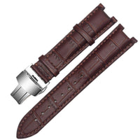 Thumbnail for Leather Notched Watch Band for Gucci Watch - watchband.direct