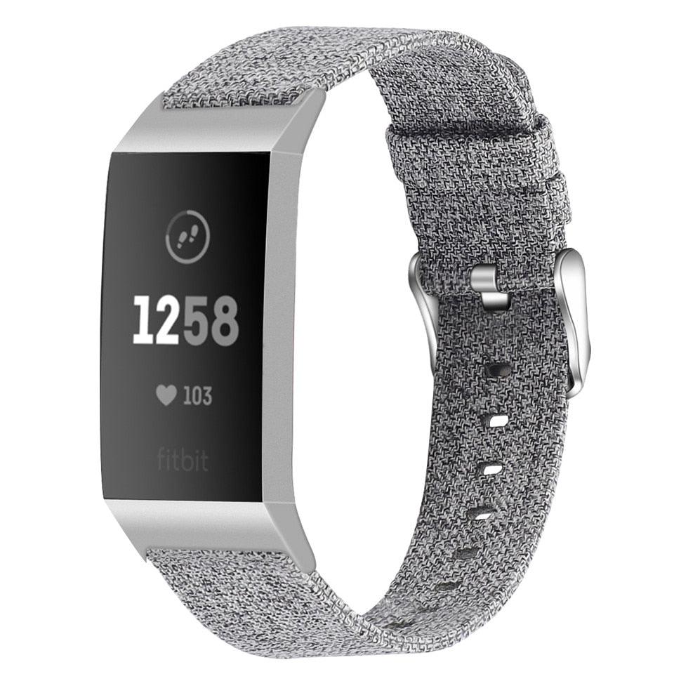 Canvas Bracelet Band for Fitbit Charge - watchband.direct