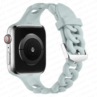 Thumbnail for Gourmette Silicone Strap for Apple Watch - watchband.direct