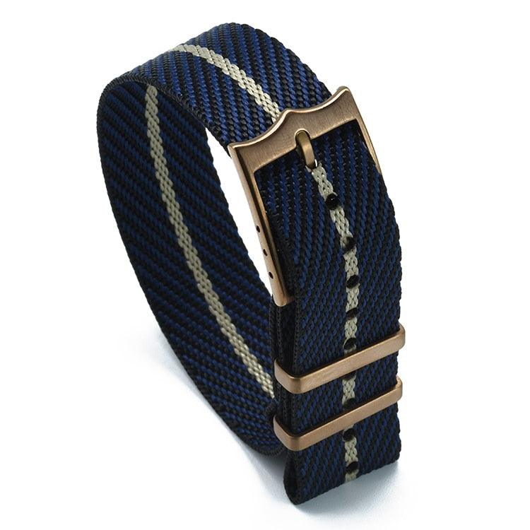 Premium Military Nylon Watchbands with Waved Buckle - watchband.direct