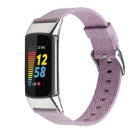 Thumbnail for Canvas Bracelet for Fitbit Charge 5 - watchband.direct