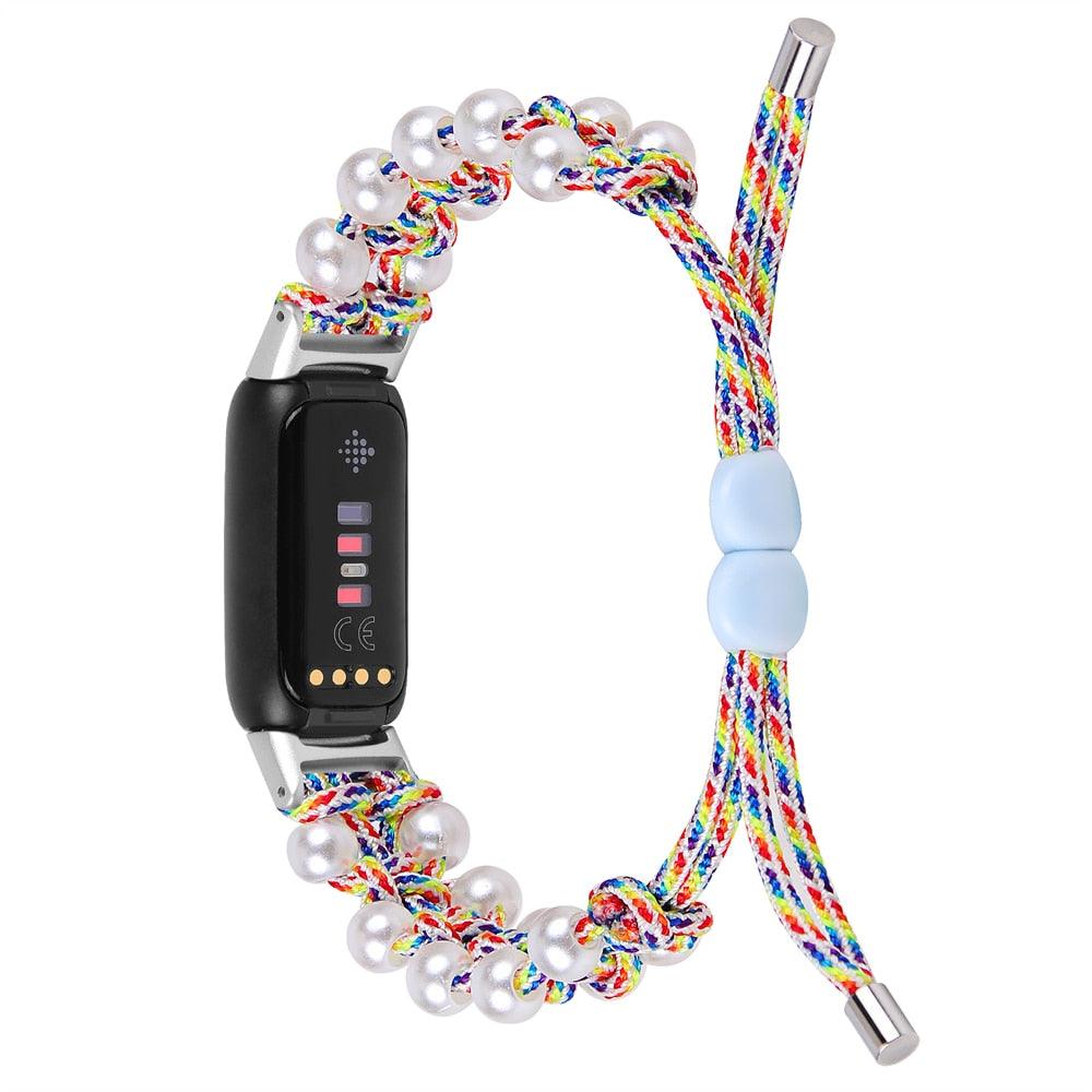 Braided Bead Band for Fitbit Luxe - watchband.direct