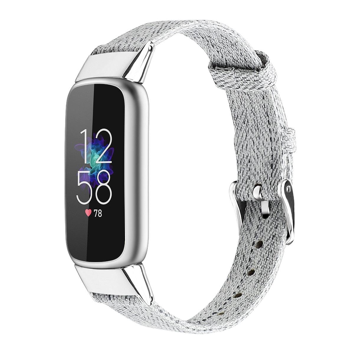 Canvas Loop Bracelet for Fitbit Luxe - watchband.direct