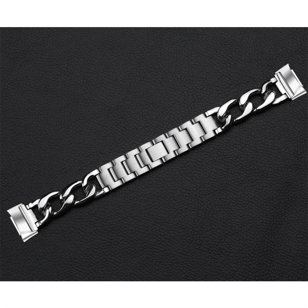 Luxury Braided Stainless Steel Watch Band for Fitbit Charge - watchband.direct