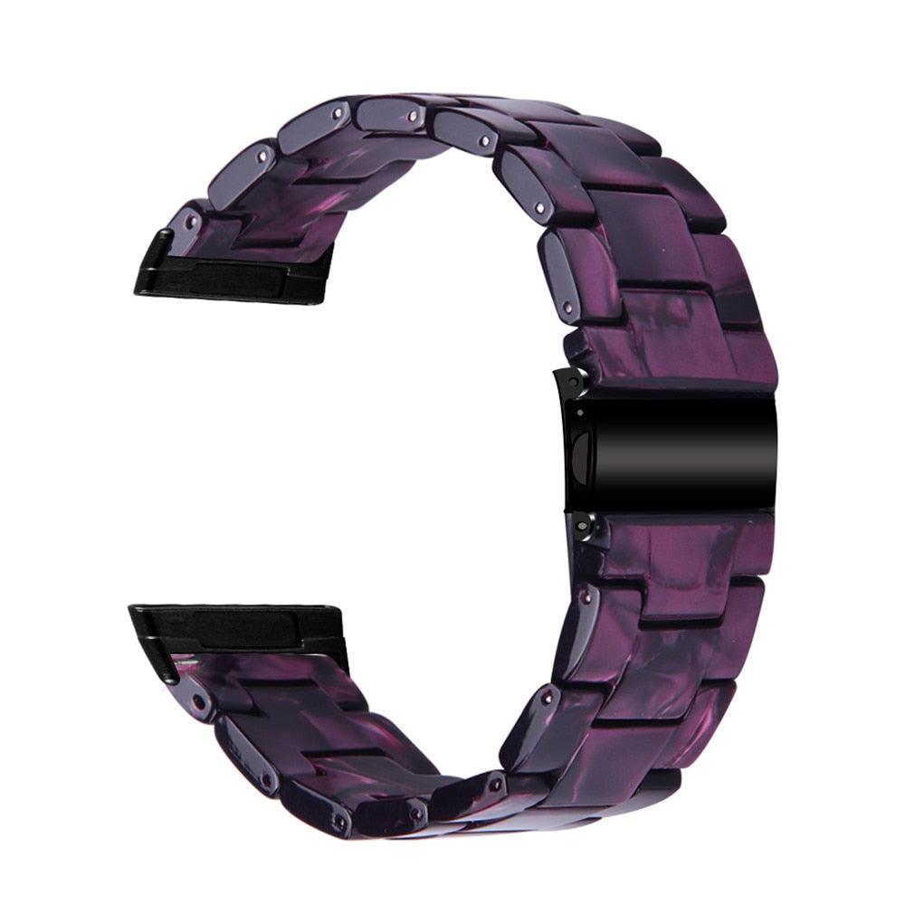Resin Bracelet Band for Fitbit Versa 3 / 4 / Sense - watchband.direct