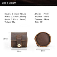 Thumbnail for Cow Leather Single Slot Watch Roll Case - watchband.direct