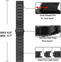 Thumbnail for Dual Color Stainless Steel Bracelet for Fitbit Versa 3 / Sense - watchband.direct