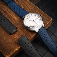 Thumbnail for Convex Rubber Watchband for Cartier Blue Balloon - watchband.direct