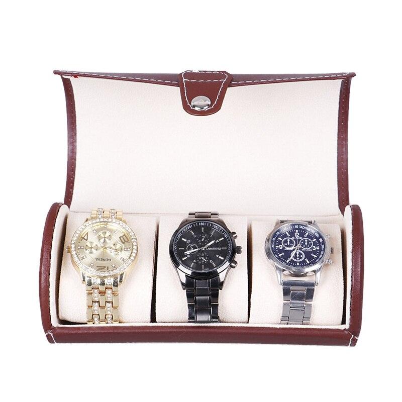 3 Slots Watch Roll Travel Case - watchband.direct