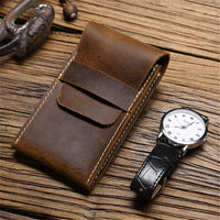 Thumbnail for Cow Leather 1-Slot Watch Box - watchband.direct
