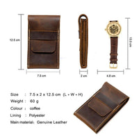 Thumbnail for Cow Leather 1-Slot Watch Box - watchband.direct