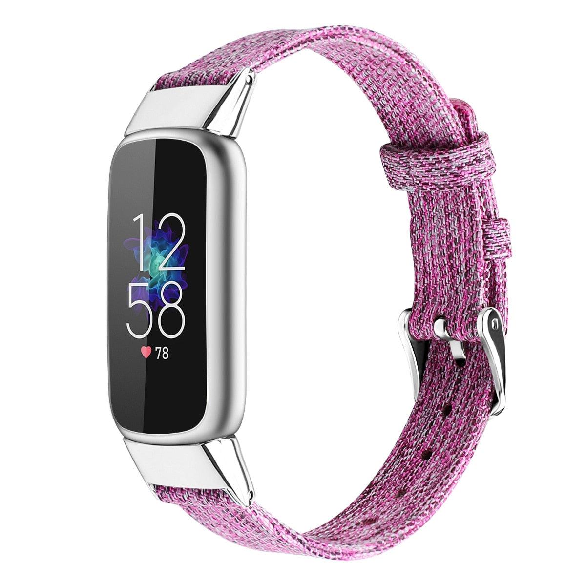 Canvas Loop Bracelet for Fitbit Luxe - watchband.direct