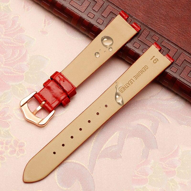 Genuine Leather Watch Strap for Cartier White Balloon - watchband.direct