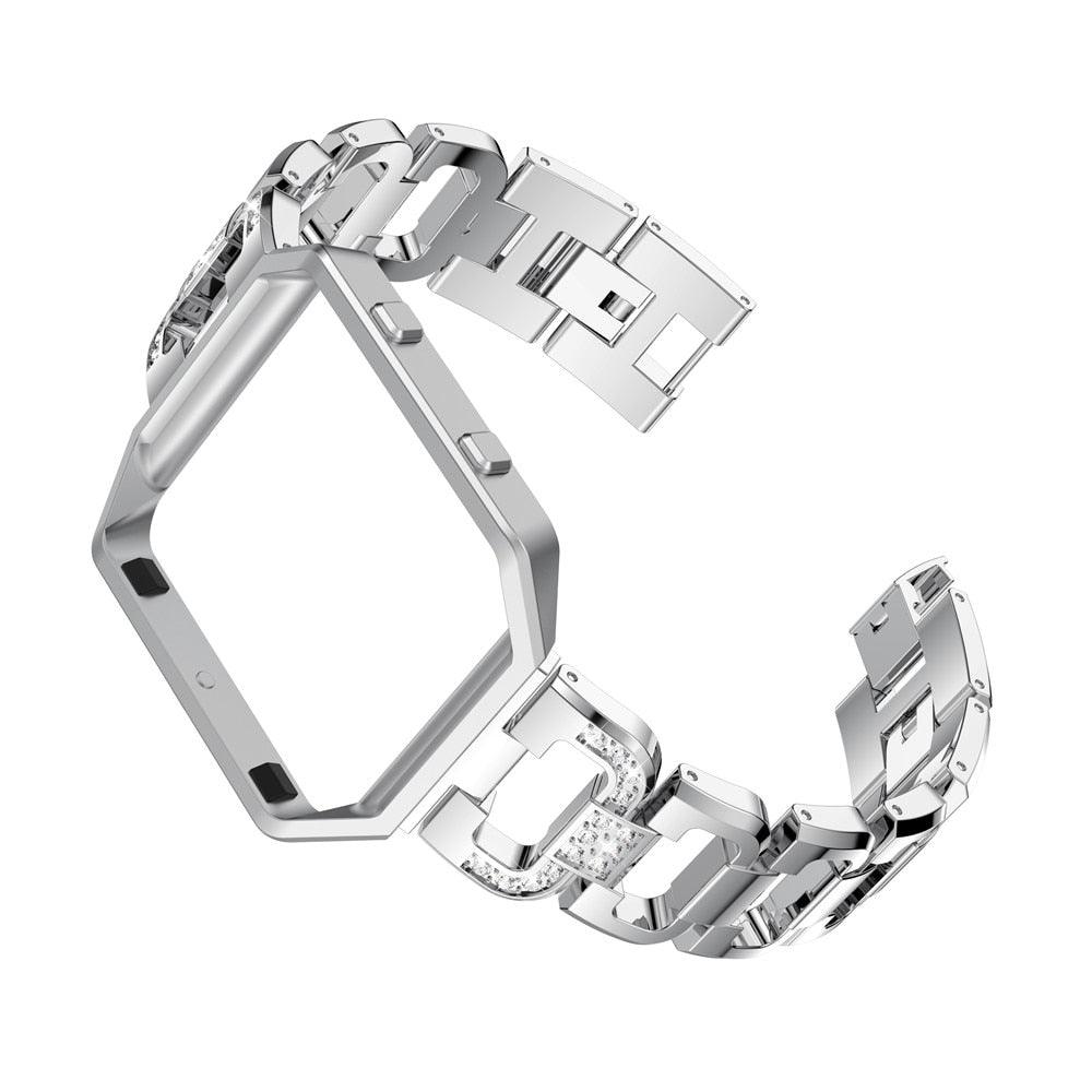 Alloy Crystal Stainless Steel Strap for Fitbit Blaze - watchband.direct