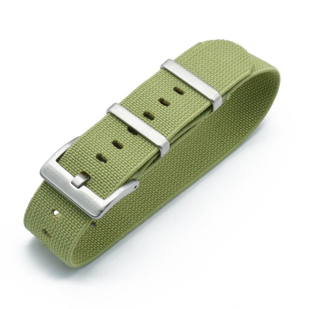 French Troops Parachute Bag-inspired Nylon Watch Straps - watchband.direct