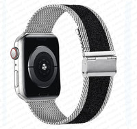 Thumbnail for Soft Elastic Nylon Milanese Apple Watch Bracelet - watchband.direct