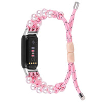 Thumbnail for Braided Bead Band for Fitbit Luxe - watchband.direct