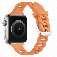 Thumbnail for Gourmette Silicone Strap for Apple Watch - watchband.direct