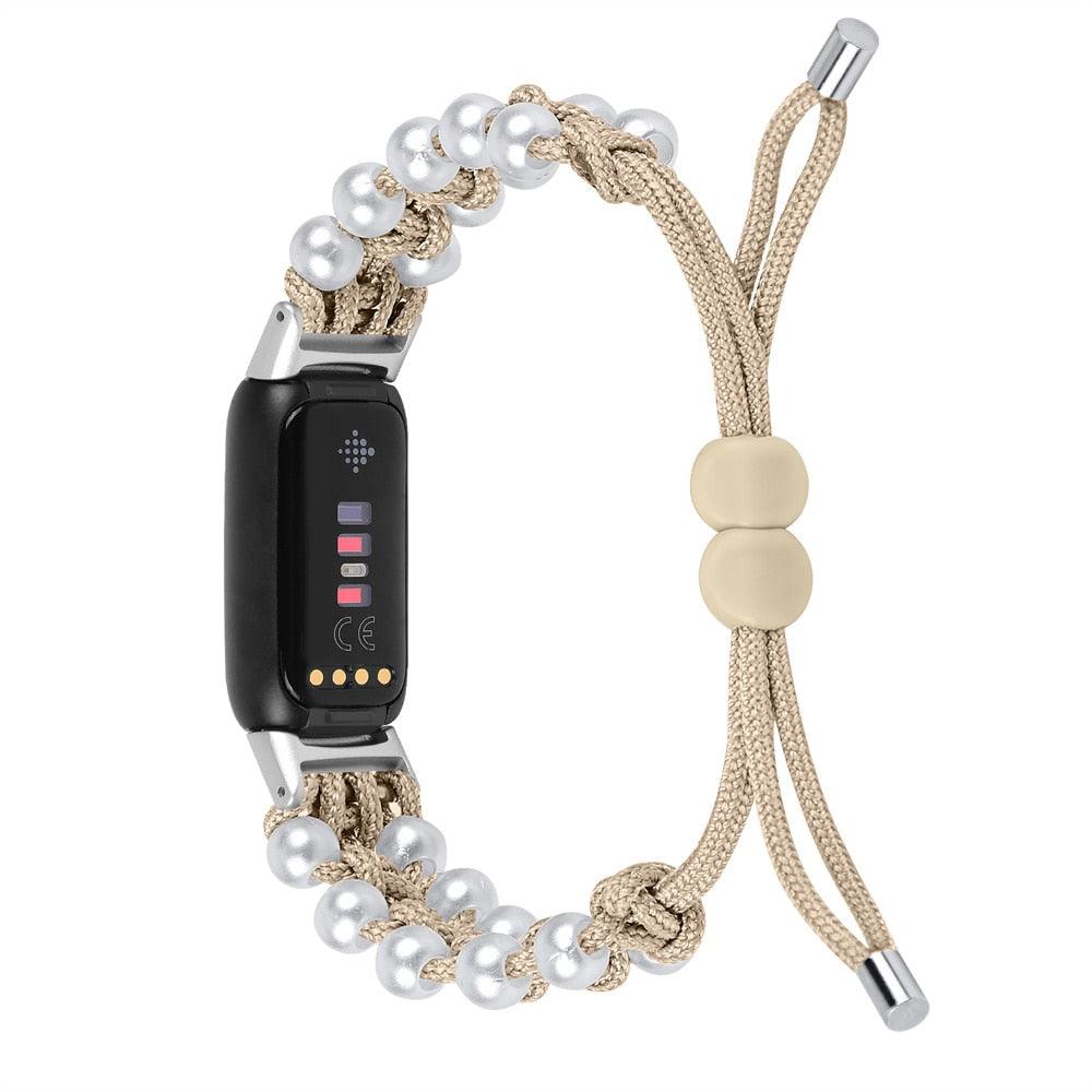 Braided Bead Band for Fitbit Luxe - watchband.direct