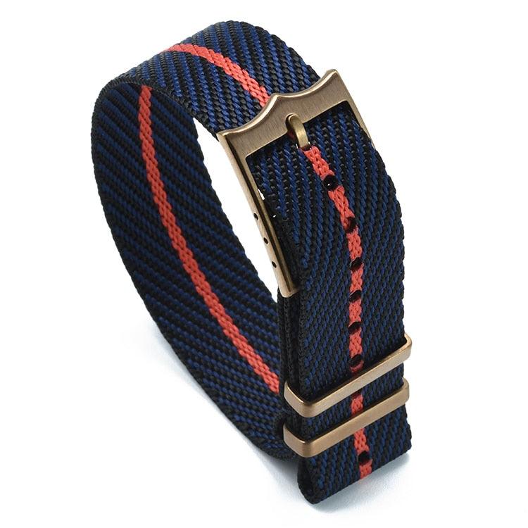 Premium Military Nylon Watchbands with Waved Buckle - watchband.direct