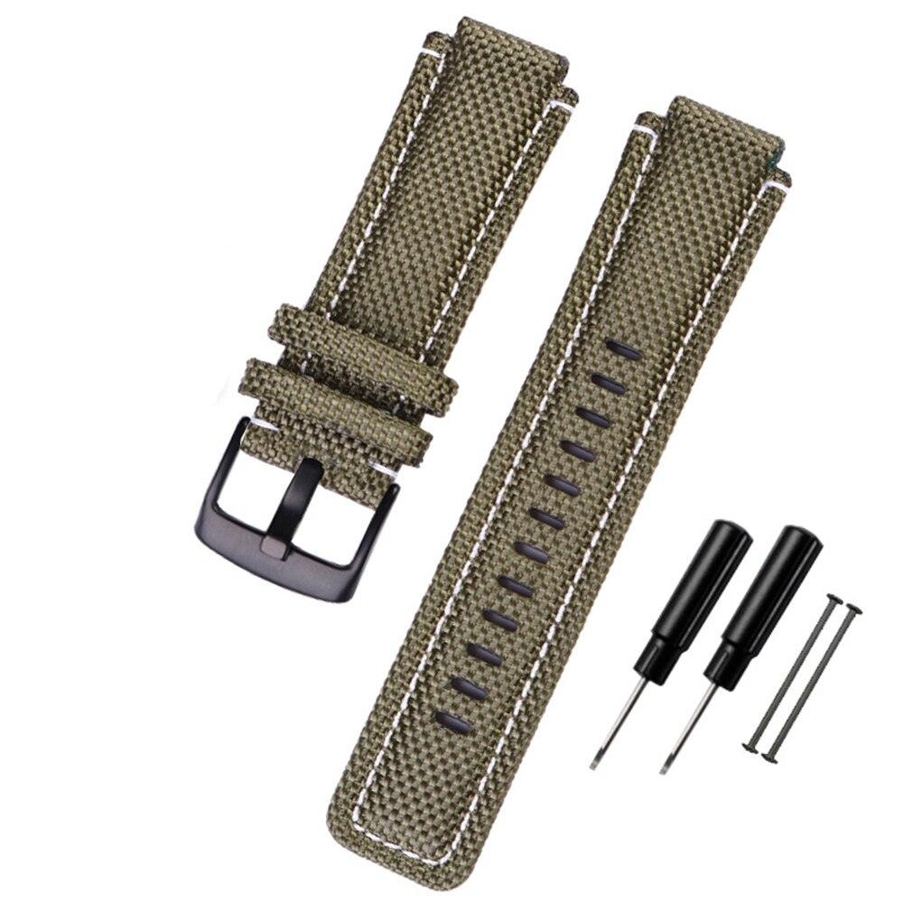 Nylon Genuine Leather Strap - watchband.direct