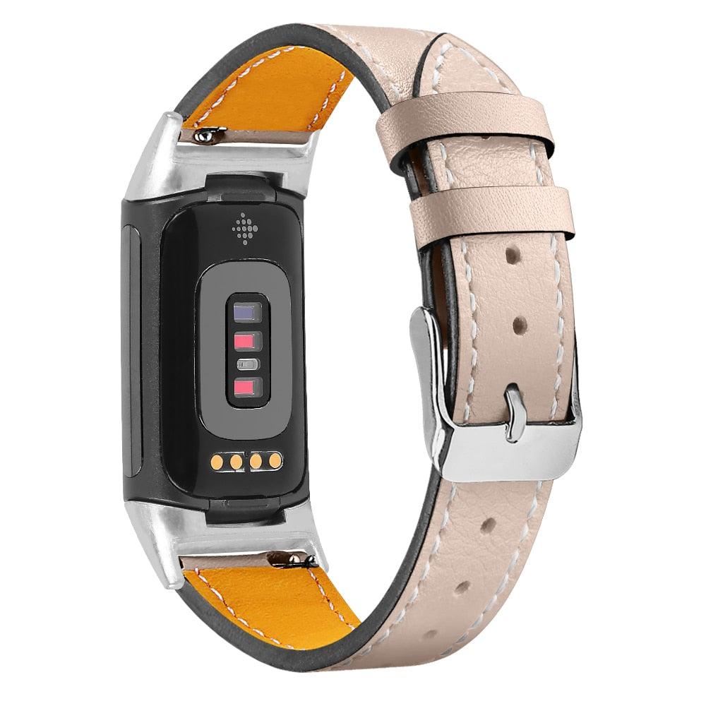 Genuine Leather Strap for Fitbit Charge - watchband.direct