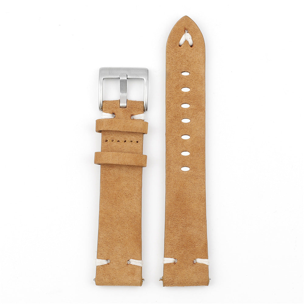Classic Suede Leather Quick Release Watchstrap
