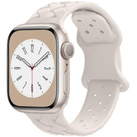 Thumbnail for Braided Pattern Silicone Band for Apple Watch - watchband.direct