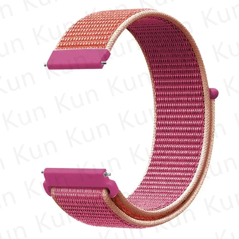 Nylon Loop Sport Bracelet for Samsung Galaxy Watch & Huawei GT