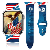 Thumbnail for Patriot Silicone Strap for Apple Watch - watchband.direct