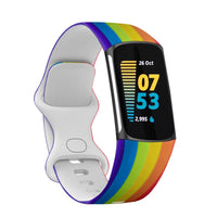Thumbnail for Print Silicone Replacement Band for Fitbit Charge 5 - watchband.direct