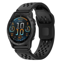 Thumbnail for QuickFit Silicone Sport Strap for Garmin Fenix, Tactix & Forerunner