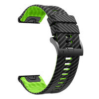 Thumbnail for QuickFit Carbon Fiber Texture Silicone Strap for Garmin Fenix & Epix