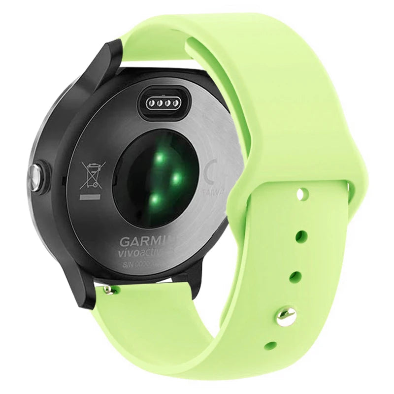 Silicone Sport Strap for Garmin Vivoactive, Venu & Forerunner