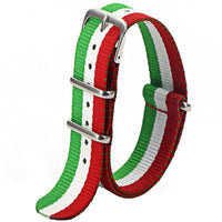 Thumbnail for Classic Striped Nylon Seatbelt Strap - watchband.direct