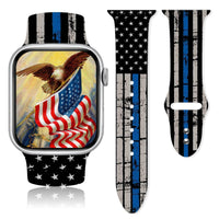 Thumbnail for Patriot Silicone Strap for Apple Watch - watchband.direct