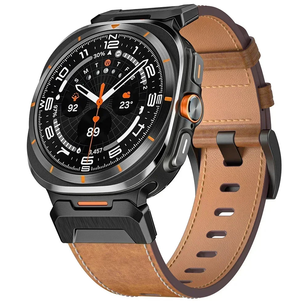 Horse Leather Strap for Samsung Galaxy Watch Ultra