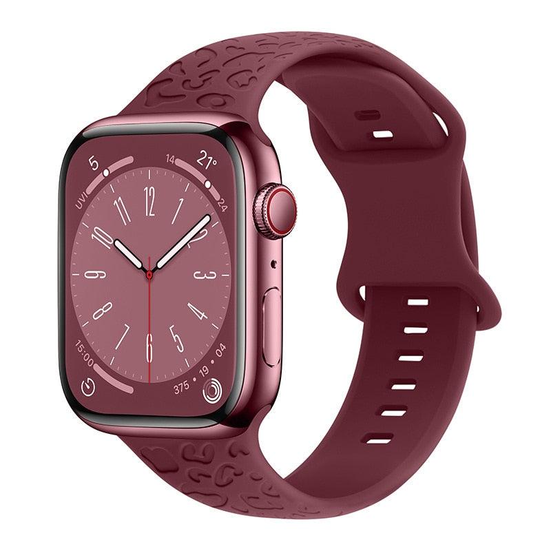 Braided Pattern Silicone Band for Apple Watch - watchband.direct