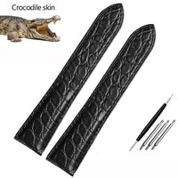 Thumbnail for Crocodile Leather Watchband for Cartier Watches - watchband.direct