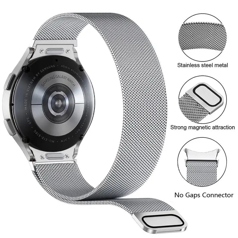 Milanese Magnetic Loop Bracelet for Samsung Galaxy Watch