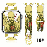 Thumbnail for Blackened Skull Silicone Strap for Apple Watch - watchband.direct