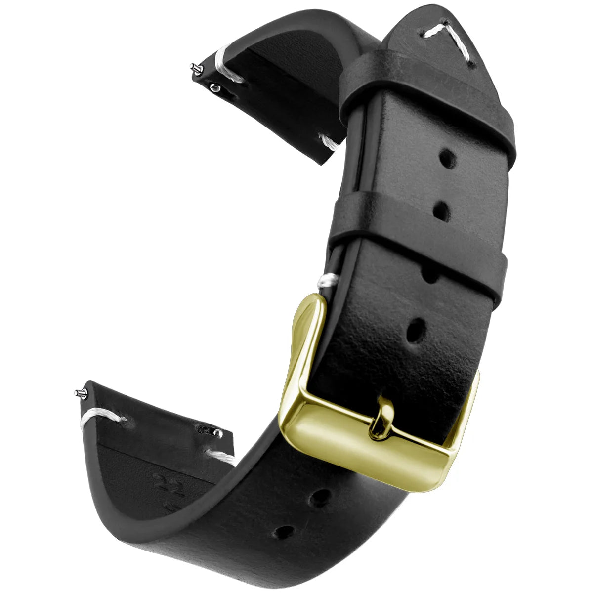 Wax Genuine Leather Quick Release Watch Strap
