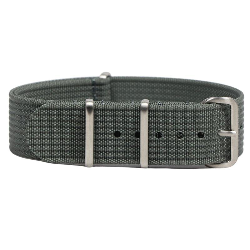 Ribbed Nylon Seatbelt Strap - watchband.direct