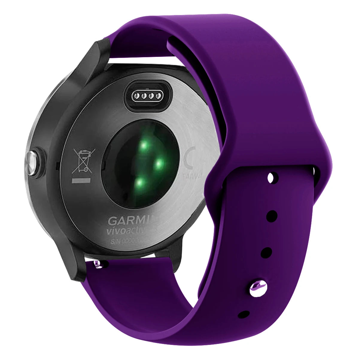 Silicone Sport Strap for Garmin Vivoactive, Venu & Forerunner
