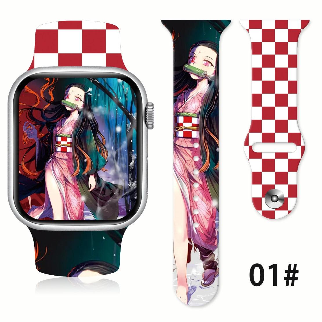 Anime Roles Silicone Strap for Apple Watch - watchband.direct