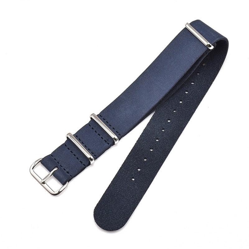 Soft Genuine Leather Zulu Strap - watchband.direct