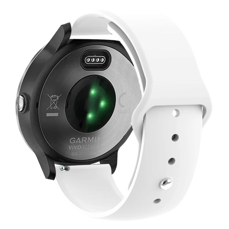 Silicone Sport Strap for Garmin Vivoactive, Venu & Forerunner