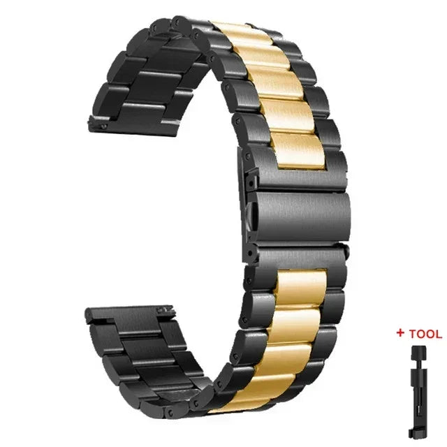 Stainless Steel Bracelet for Samsung Galaxy Watch & Huawei GT